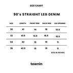 90's STRAIGHT LEG JEANS